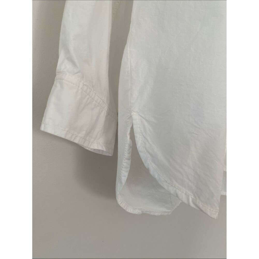 Pilcro Natural White Oversized Cotton Shirt Sz XL Closet Staple Minimalist Chic - Picture 8 of 14
